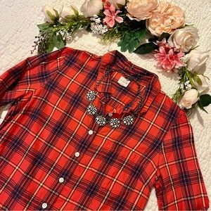 J.Crew Perfect Shirt Flannel